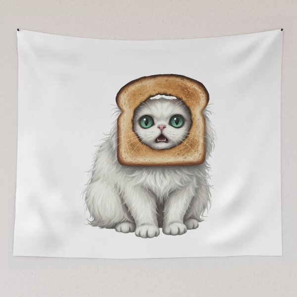 Item preview, Toast Head Cat designed and sold by k3rstman1.