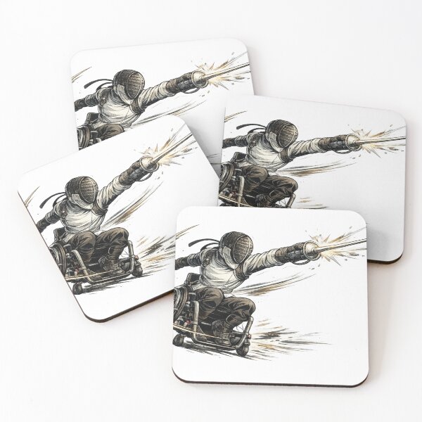 Item preview, Heroic Wheelchair Fencing Strike designed and sold by ChillCharmStudio.