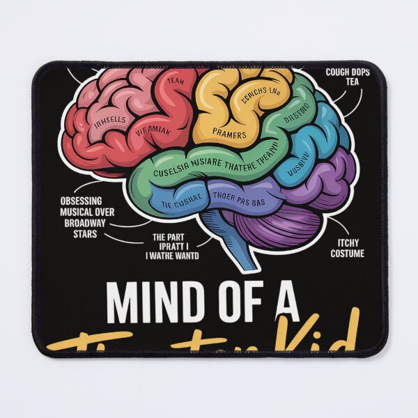 Item preview, Mind Of A Theater Kid Brain Musical Theatre Gift For Nerd designed and sold by PattonJillian.