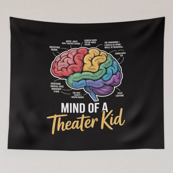 Item preview, Mind Of A Theater Kid Brain Musical Theatre Gift For Nerd designed and sold by PattonJillian.