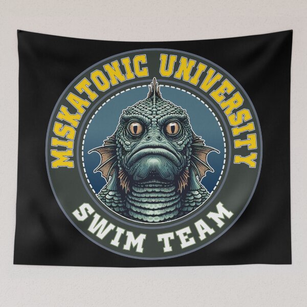 Item preview, Miskatonic Swim Team S01 D12 designed and sold by Houerd.