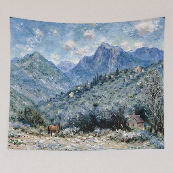 Item preview, Valle Buona Near Bordighera: - Sunlit Italian Countryside and Lush Mediterranean Landscape designed and sold by artdesignsnow.