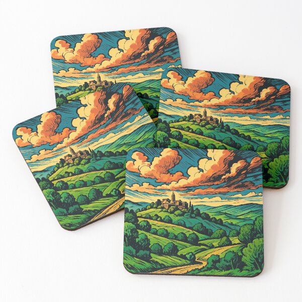 Item preview, Georgia landscape | Comics stylCartoone -  designed and sold by ComicsFactory.
