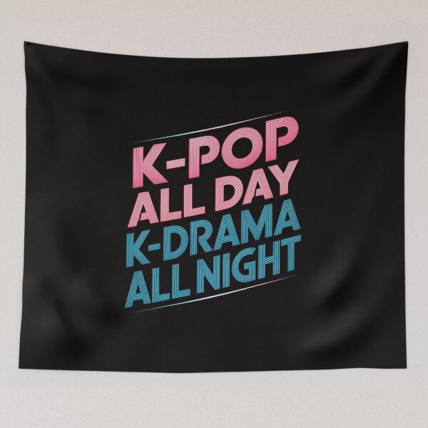 Item preview, K-Pop All Day, K-Drama All Night - Korean Music designed and sold by HesterFoley.