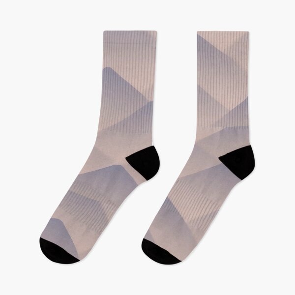 Item preview, Soft Mountain Seamless Pattern — Geometric Pastel Landscape Mauve & Sand designed and sold by Soulharmony.