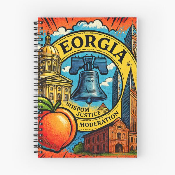 Item preview, Georgia state | Comics stylCartoone -  designed and sold by ComicsFactory.
