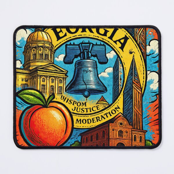 Item preview, Georgia state | Comics stylCartoone - designed and sold by ComicsFactory.
