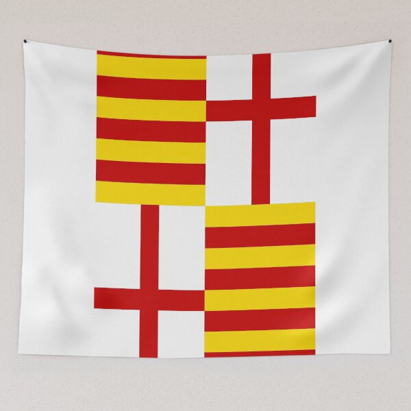Item preview, Vertical Barcelona City Flag Design designed and sold by NTGUILTY.