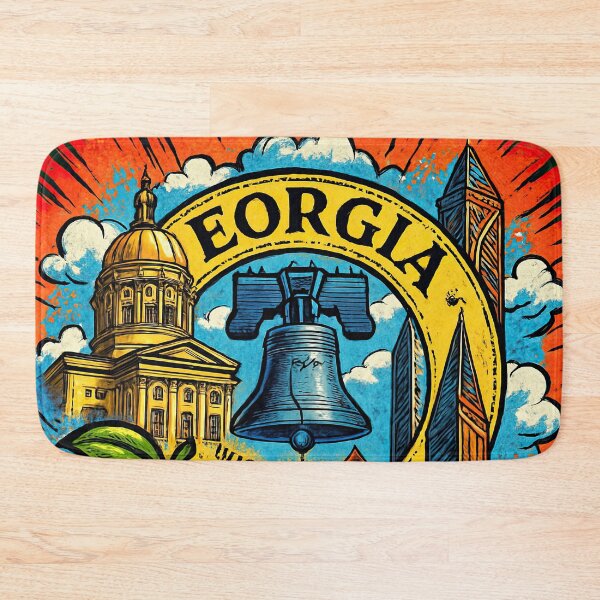 Item preview, Georgia state | Comics stylCartoone -  designed and sold by ComicsFactory.