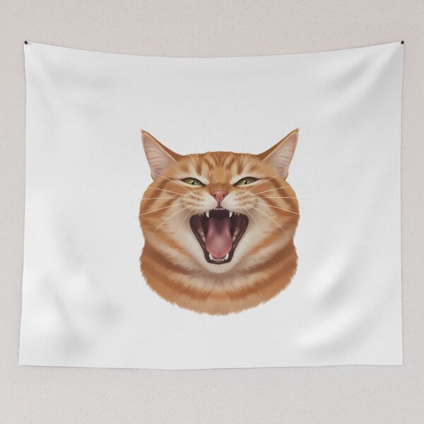 Item preview, Yawning Cat designed and sold by k3rstman1.