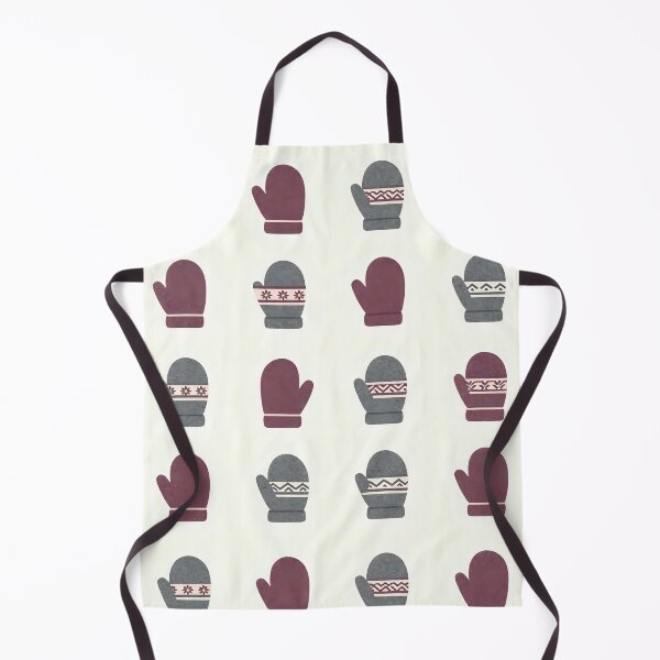 Item preview, Hygge Winter Mittens Seamless Pattern — Scandinavian Burgundy & Grey designed and sold by Soulharmony.