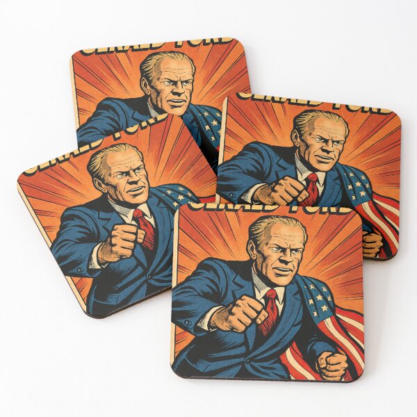 Item preview, Gerald Ford, leader | Comics stylCartoone -  designed and sold by ComicsFactory.