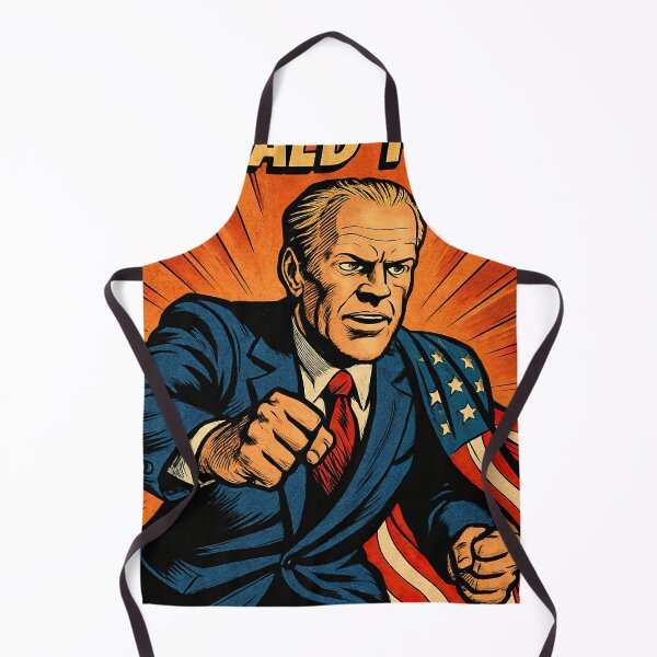 Item preview, Gerald Ford, leader | Comics stylCartoone - designed and sold by ComicsFactory.