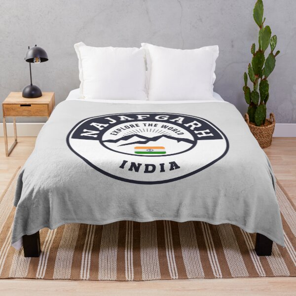 Item preview, Najafgarh India | Black and White Travel Crest designed and sold by World Designs.