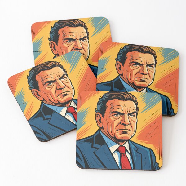 Item preview, Gerhard Schröder, leader | Comics stylCartoone -  designed and sold by ComicsFactory.