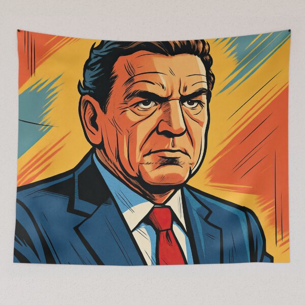 Item preview, Gerhard Schröder, leader | Comics stylCartoone -  designed and sold by ComicsFactory.
