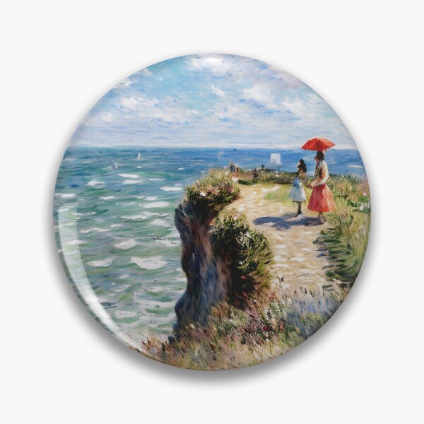 Artikelvorschau, Cliff Walk in Pourville - Spaziergang inmitten der Meeresbrise entworfen und verkauft von artdesignsnow.