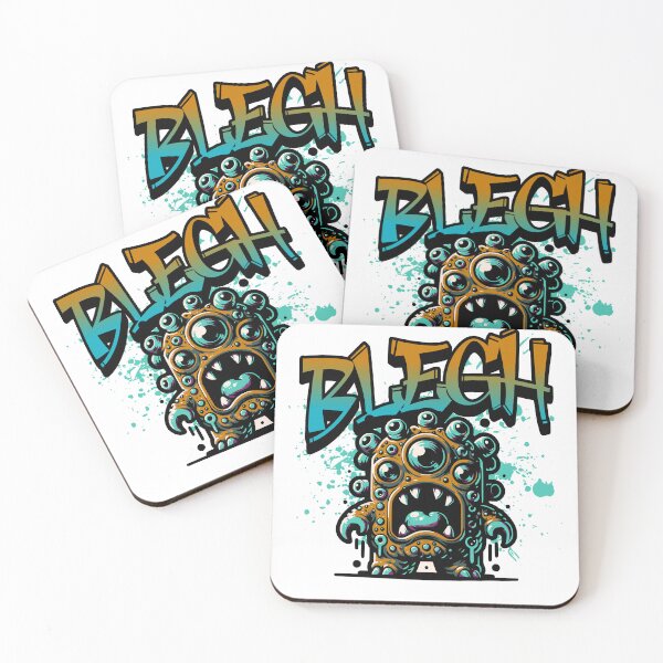 Item preview, BLEGH! – Gross Cute Monster with Many Eyes designed and sold by onlin3boutiqu3.