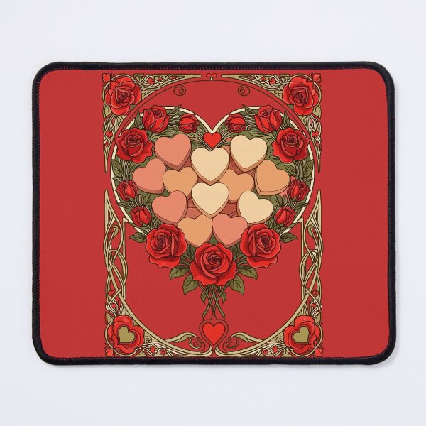 Item preview, Decorative Love Themed Art Nouveau Design designed and sold by taiche.