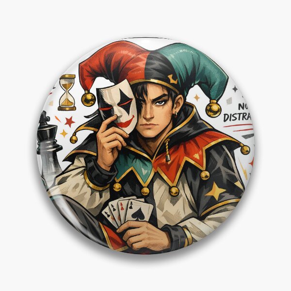Aperçu de l'œuvre The Calm Joker I Choose When to Play Stoic Mental Discipline Poster Wall Art - Strategic Joker Mask Joker Card Design for Focus and Emotional Control créée et vendue par Vivaan Studio.