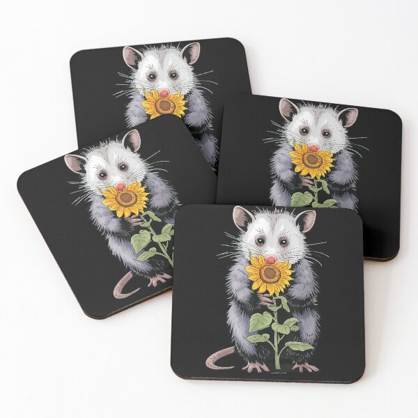 Artikelvorschau, Opossum mit Sonnenblume, Opossum-Geschenk für Mama, Papa und Kinder entworfen und verkauft von Opossum GIFT ★★★★★.