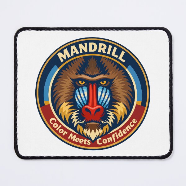 Item preview, Mandrill Primate – Color and Social Power designed and sold by WildlifeInc.