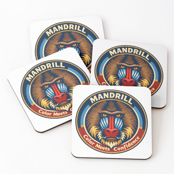 Item preview, Mandrill Primate – Color and Social Power designed and sold by WildlifeInc.