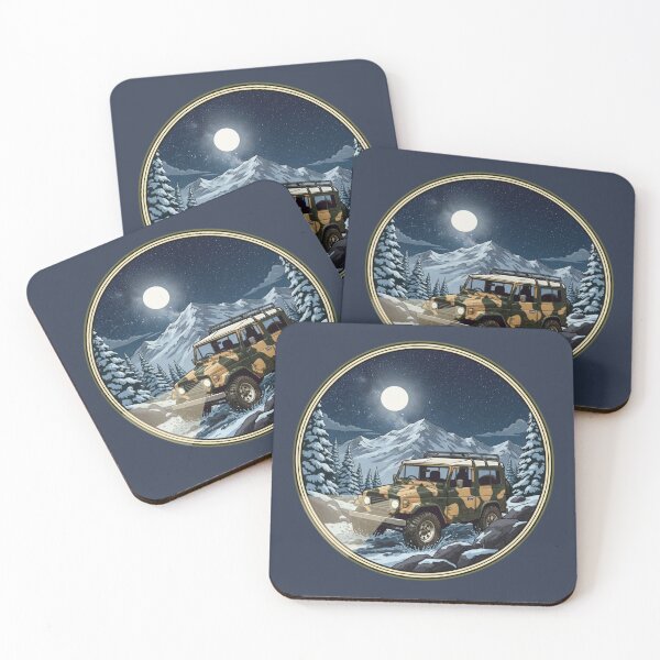 Item preview, Midnight Mountain Snow Trek Badge designed and sold by xofi.
