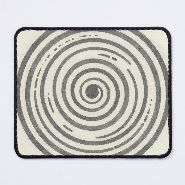 Item preview, Minimal Spiral Maze — Black & Ivory Abstract Zen Design designed and sold by Soulharmony.