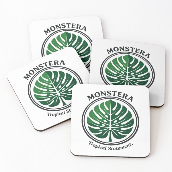 Item preview, Monstera Leaf – Tropical Botanical Statement designed and sold by WildlifeInc.