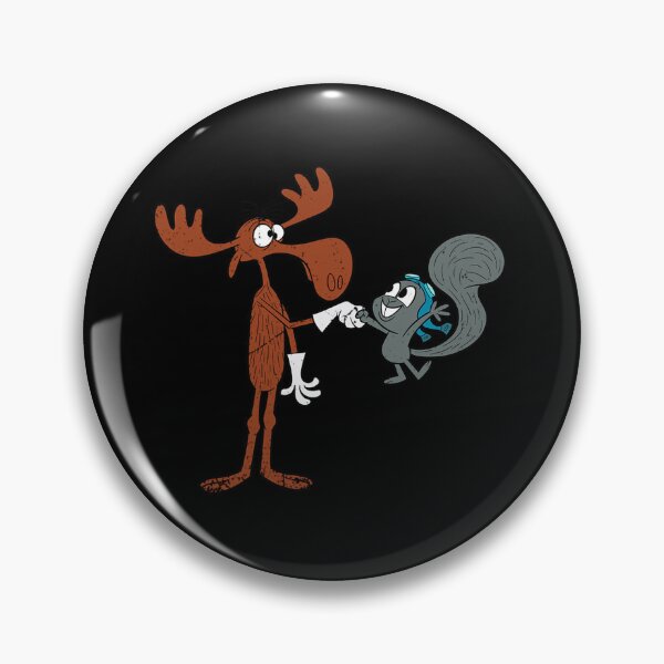 Item preview, Bullwinkle And Rocky Authentic Distressed  designed and sold by Traditional Gujarat.