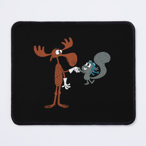 Item preview, Bullwinkle And Rocky Authentic Distressed designed and sold by Traditional Gujarat.