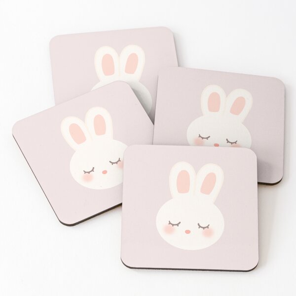 Item preview, Cute Sleeping Bunny Face Illustration designed and sold by Porpor Artwork.