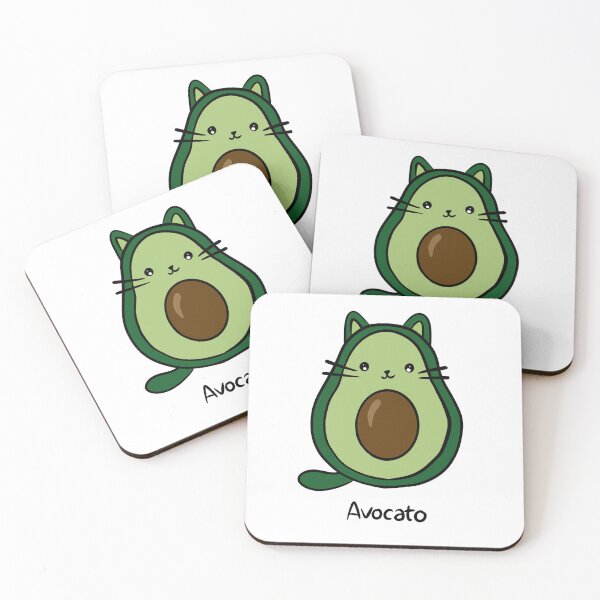Item preview, Avocato Cute Avocado Cat Pun - Kawaii Funny Kitten Illustration designed and sold by LYAN-STORE.