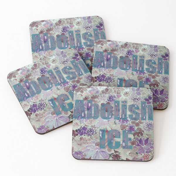 Item preview, Abolish ICE floral designed and sold by The Painted Lotus.