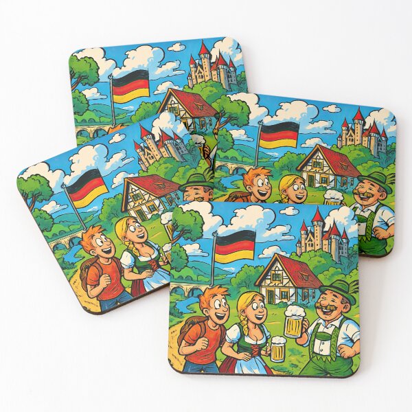 Item preview, Germany landscape | Comics stylCartoone -  designed and sold by ComicsFactory.