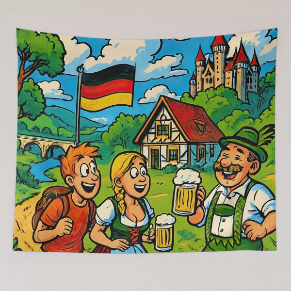 Item preview, Germany landscape | Comics stylCartoone -  designed and sold by ComicsFactory.
