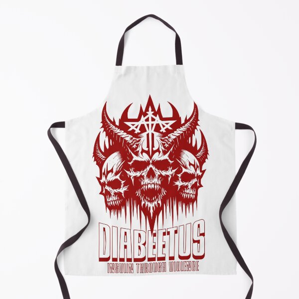 Item preview, Diabeetus – Insulin Through Violence | Brutal Metal Skull Art (Dying Fetus) designed and sold by onlin3boutiqu3.