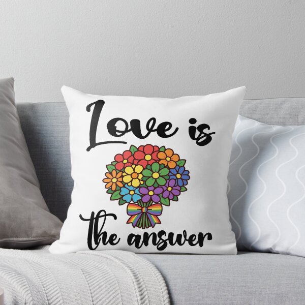 Item preview, Love is the answer LGBTQ design designed and sold by Colorfulman.