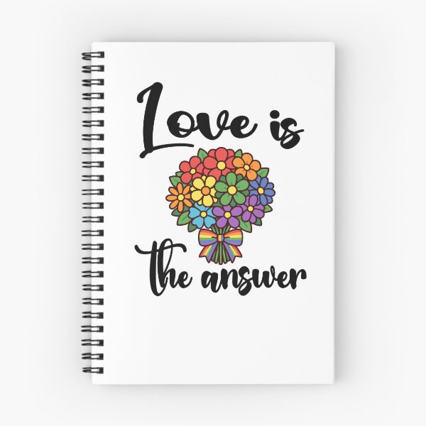 Item preview, Love is the answer LGBTQ design designed and sold by Colorfulman.