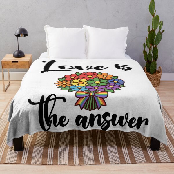 Item preview, Love is the answer LGBTQ design designed and sold by Colorfulman.