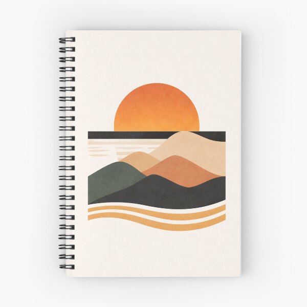 Item preview, Minimalist Sunset Landscape Poster | Abstract Symbolic Nature Art designed and sold by DrizzyV.