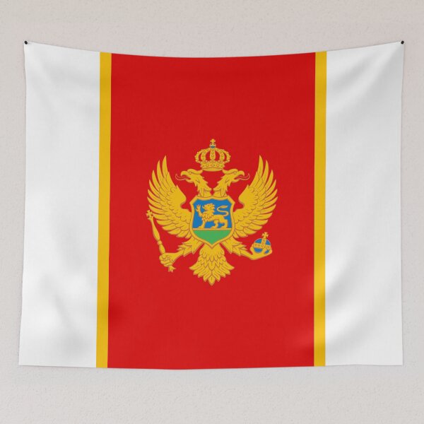 Item preview, Vertical Montenegro Flag Design designed and sold by NTGUILTY.