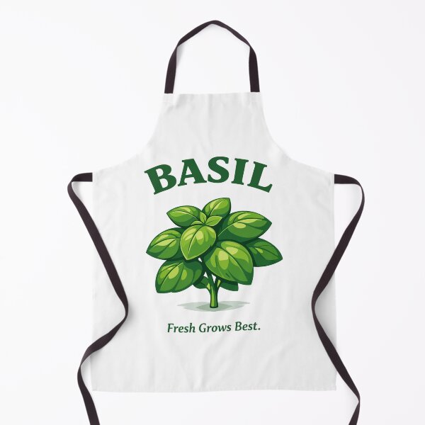 Item preview, Basil Plant – Aromatic Culinary Herb Botanical designed and sold by WildlifeInc.