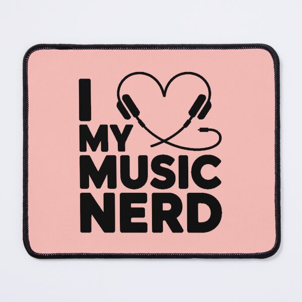 Item preview, I Love My Music Nerd designed and sold by DabrowskiDesign.