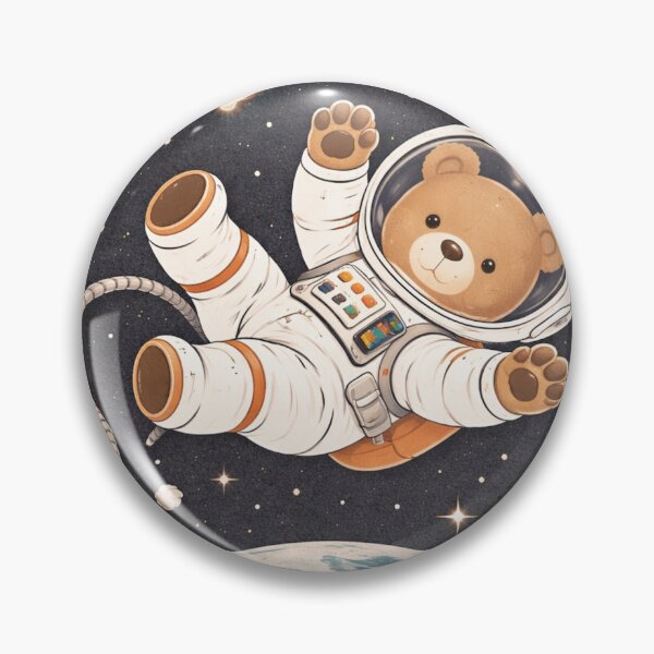 Item preview, Minimalist Astronaut Bear | Symbolic Space Illustration designed and sold by DrizzyV.