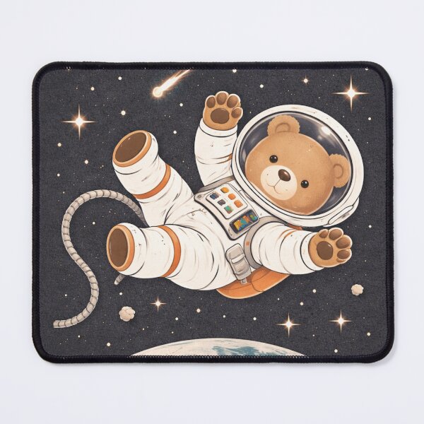 Item preview, Minimalist Astronaut Bear | Symbolic Space Illustration designed and sold by DrizzyV.