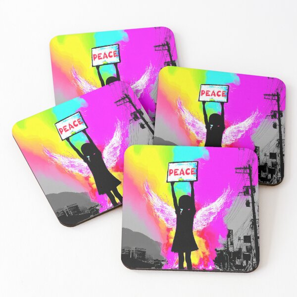 Item preview, Peaceful Protest with Vibrant Colors designed and sold by Andy Gambino Art.