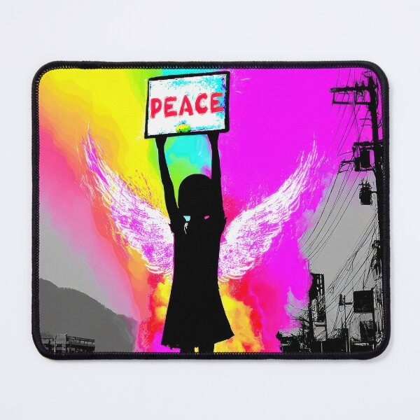 Item preview, Peaceful Protest with Vibrant Colors designed and sold by Andy Gambino Art.