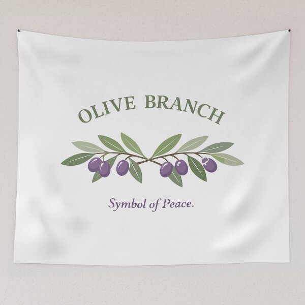 Item preview, Olive Branch – Ancient Botanical Symbol of Peace designed and sold by WildlifeInc.